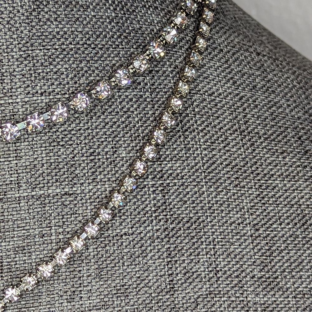 2 Rhinestone Necklaces - Picture 3 of 12